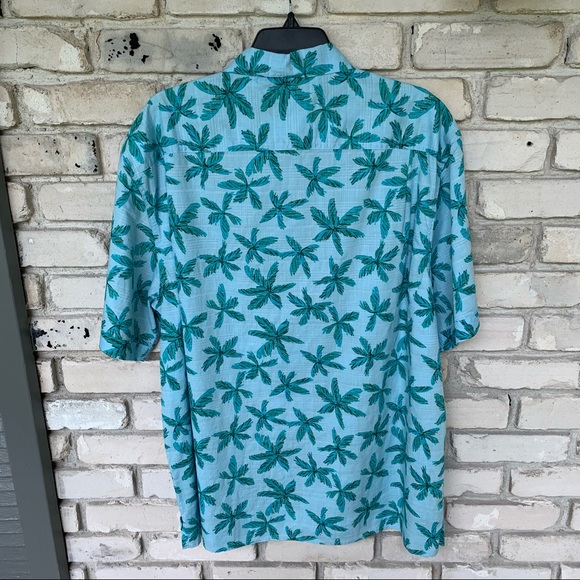 Caribbean men new shirt   Palm tree design front and back - Picture 3 of 3